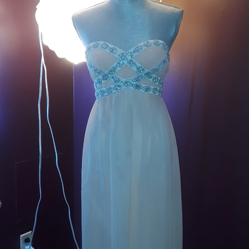 Pink prom dress